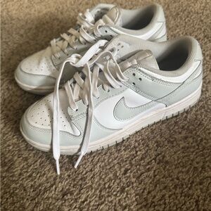 Nike White and Gray Classic Sneakers